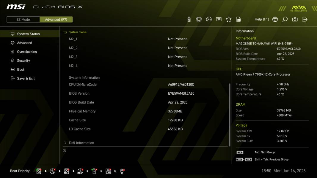 MSI MAG X870E TOMAHAWK WIFI-3